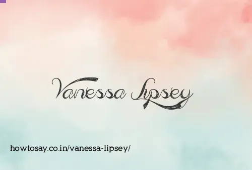 Vanessa Lipsey