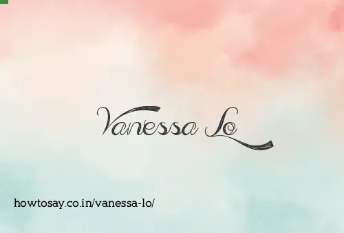 Vanessa Lo