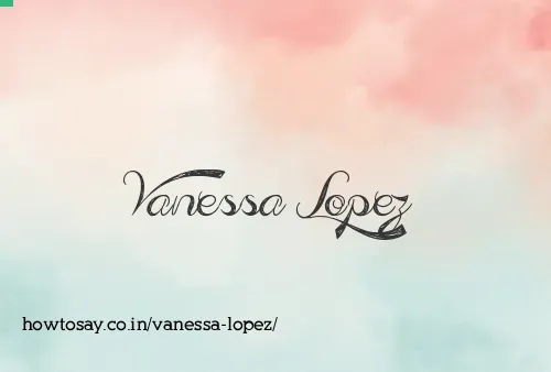 Vanessa Lopez