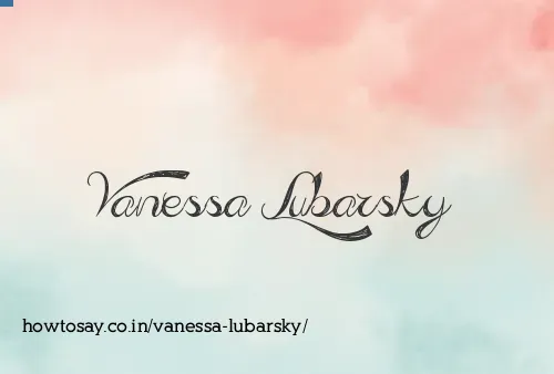 Vanessa Lubarsky