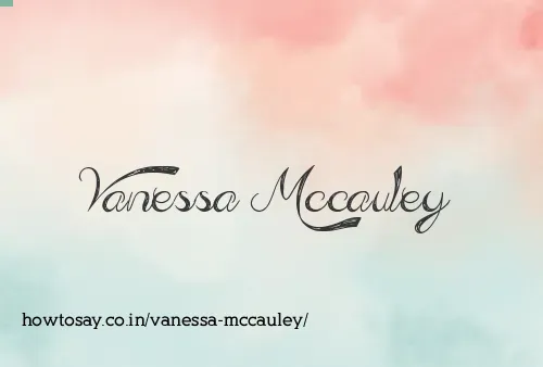 Vanessa Mccauley