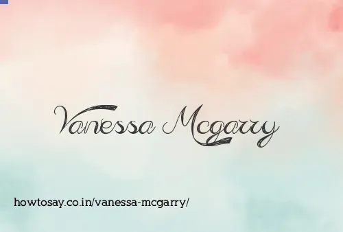 Vanessa Mcgarry