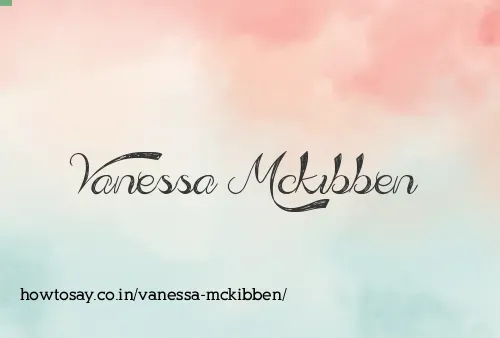 Vanessa Mckibben