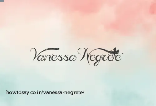 Vanessa Negrete