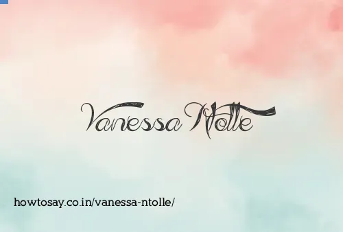 Vanessa Ntolle