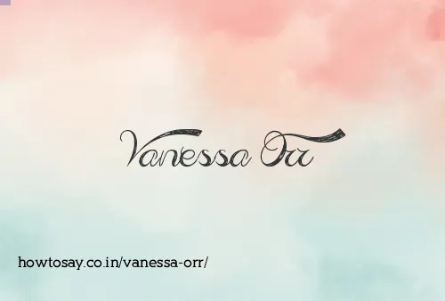 Vanessa Orr