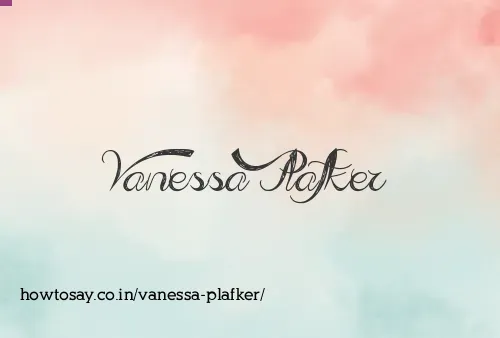 Vanessa Plafker