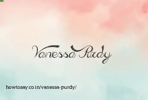 Vanessa Purdy