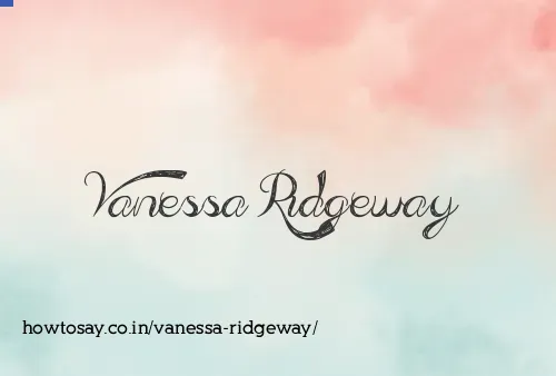 Vanessa Ridgeway