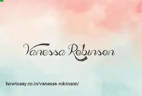 Vanessa Robinson