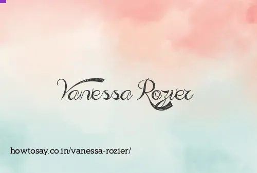 Vanessa Rozier