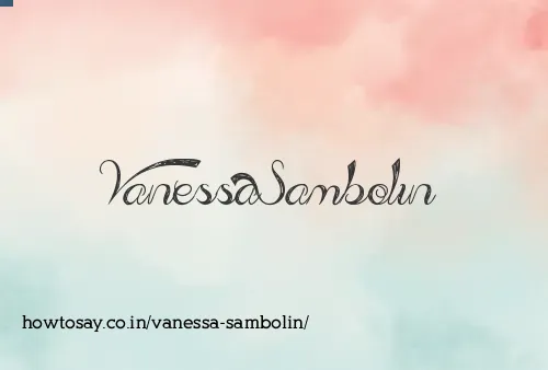 Vanessa Sambolin