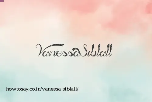 Vanessa Siblall