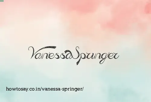 Vanessa Springer