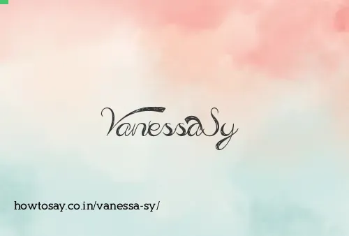 Vanessa Sy