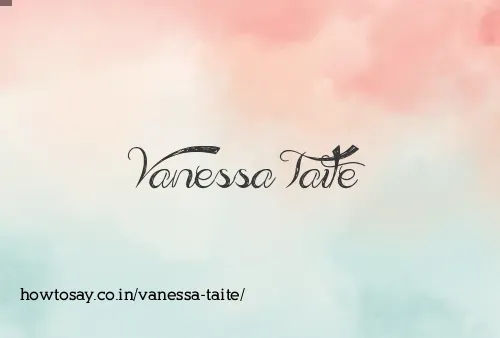 Vanessa Taite