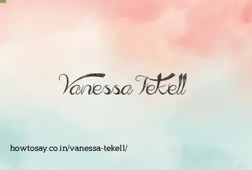 Vanessa Tekell