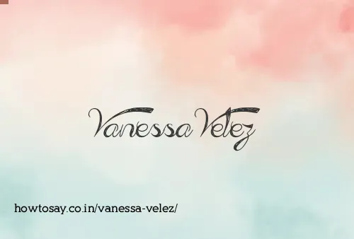 Vanessa Velez