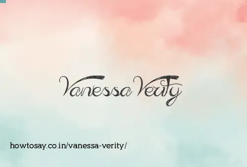 Vanessa Verity