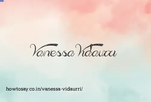 Vanessa Vidaurri