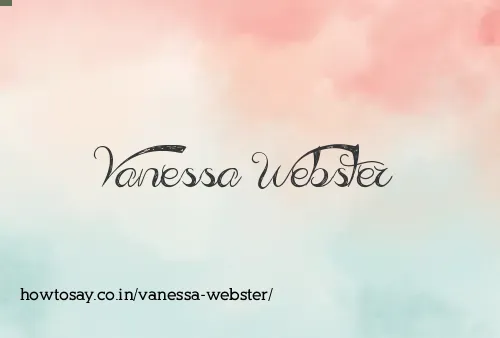 Vanessa Webster