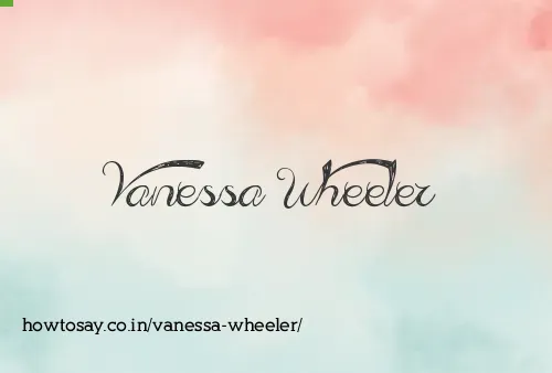 Vanessa Wheeler