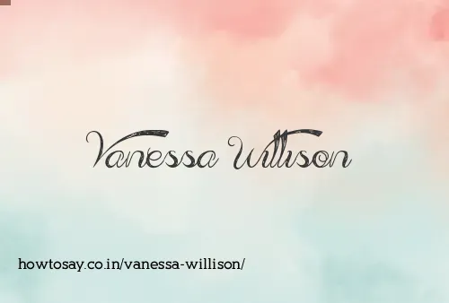 Vanessa Willison