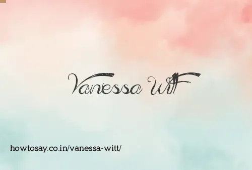 Vanessa Witt