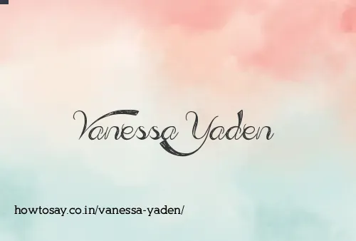 Vanessa Yaden