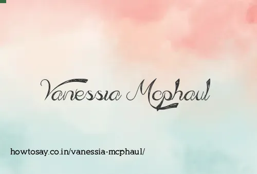 Vanessia Mcphaul