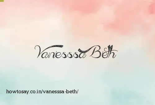 Vanesssa Beth