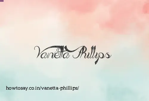 Vanetta Phillips