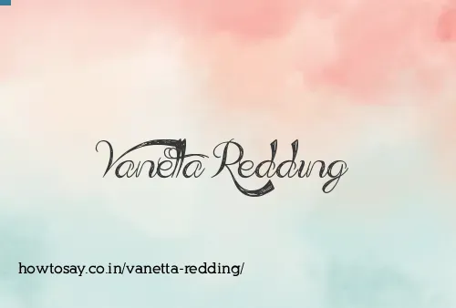 Vanetta Redding
