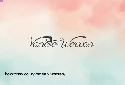 Vanetta Warren