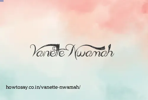 Vanette Nwamah