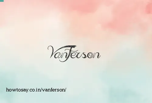 Vanferson