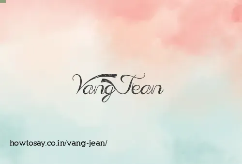 Vang Jean