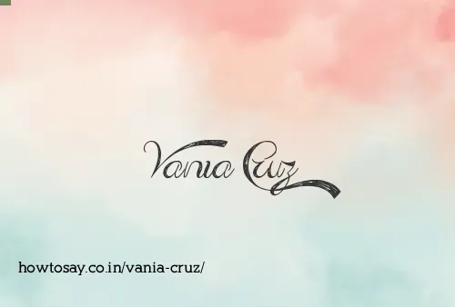 Vania Cruz