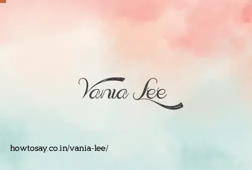 Vania Lee