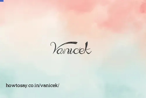 Vanicek