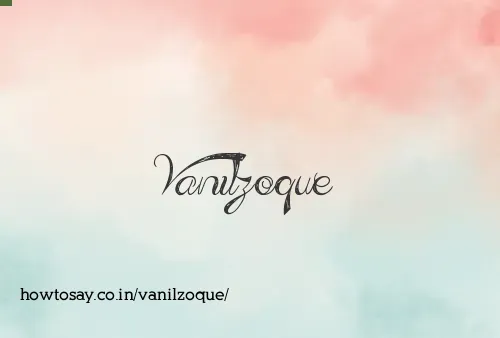 Vanilzoque