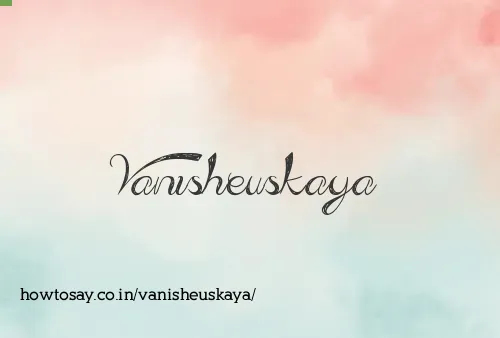 Vanisheuskaya