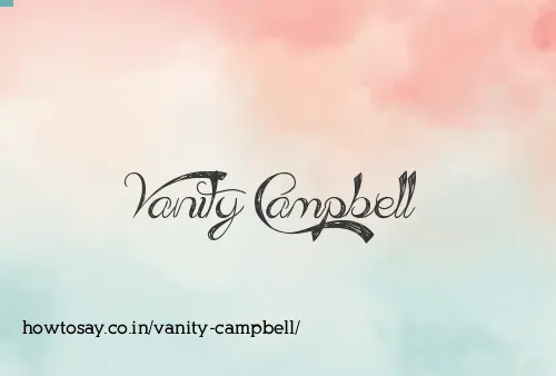Vanity Campbell