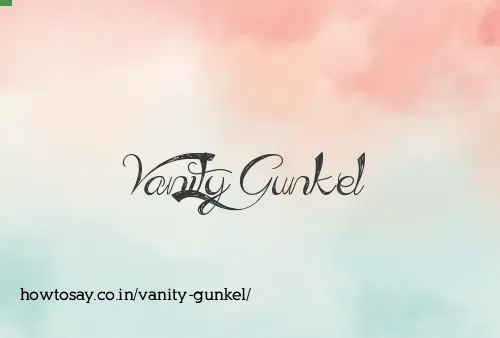 Vanity Gunkel