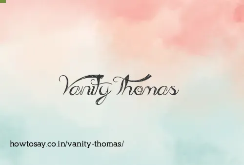 Vanity Thomas