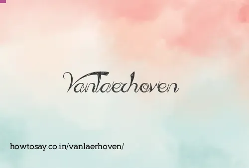 Vanlaerhoven