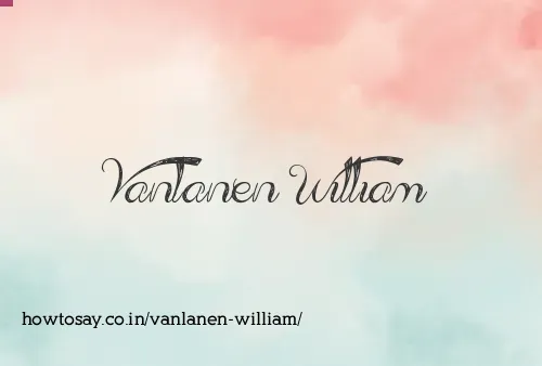 Vanlanen William