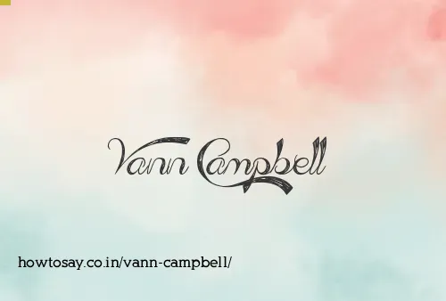 Vann Campbell
