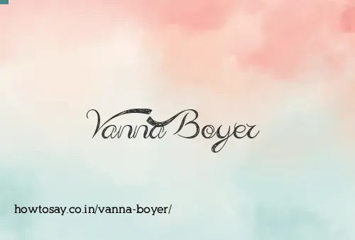 Vanna Boyer