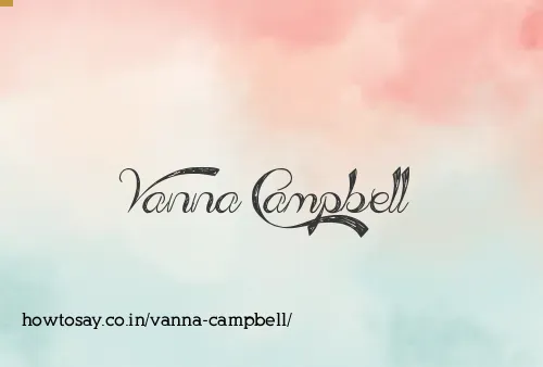 Vanna Campbell